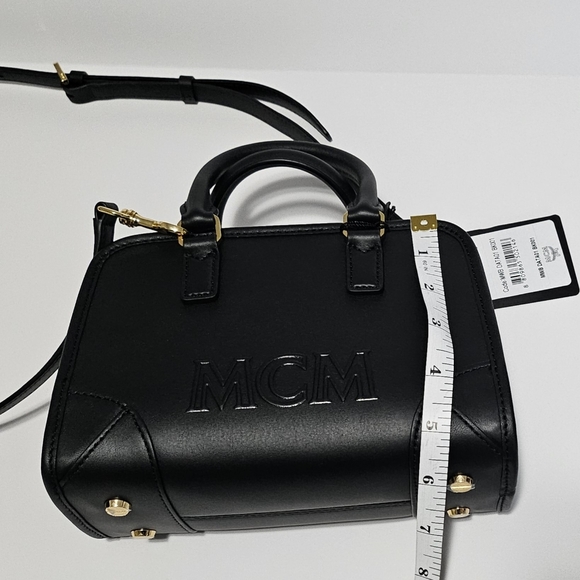 MCM Bags Mcm Aren Boston Mini Satchel Bag In Spanish Leather